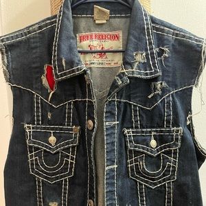 True Religion XXL Jean Vest
